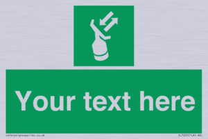 Custom sign safe condition Search and rescue transponder